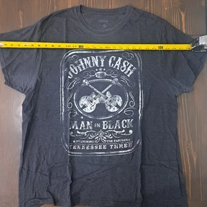 Johnny Cash The Man In Black And The Fabulous Tennessee Three Men's 2XL T-Shirt - Picture 1 of 4