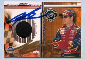 JEFF GORDON & JIMMIE JOHNSON 2003 ECLIPSE HOT TREADS DUAL HAND SIGNED AUTOGRAPH - Picture 1 of 2