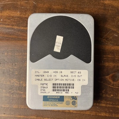 Conner (CFS541A) 3.5" IDE Internal Hard Drive Untested - Image 1 of 4