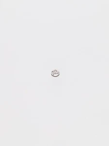 Ciondolo in oro bianco 18kt punto luce 0.03ct - Foto 1 di 3