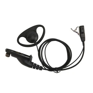 Zestaw słuchawkowy douszny PTT Klapa Clip Design Walkie Talkie Słuchawki CB - Zdjęcie 1 z 22