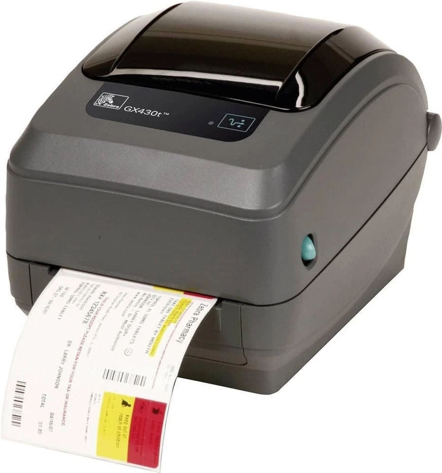 Zebra GX430T GX43-102420-000 Etiketten-Drucker Thermotransfer 300 x 300 dpi Etik - Bild 1 von 1