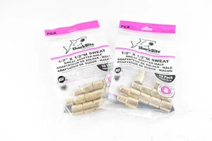 Sharkbite UC607LFA10 1/2"" x 1/2""M adattatore sudore maschio Pex quantità 10 lotto di 2 - Foto 1 di 7