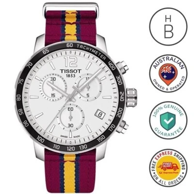 New Tissot Mens Watch Quickster Cleveland Cavaliers Chrono Nato T0954171703713 - Bild 1 von 4