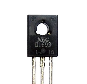 10pc NPN Darlington Transistor 2SD1693 D1693 TO-126 Vceo=60V Ic=3A Pc=1.3W NEC - Picture 1 of 2
