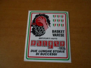 adesivo sticker-BASKET VARESE RANGER-cm.10x12,5-cs.16 - Picture 1 of 1