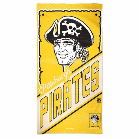 PITTSBURGH PIRATES COOPERSTOWN RETRO LOGO 30"X60" SPECTRA BEACH TOWEL WINCRAFT Cover