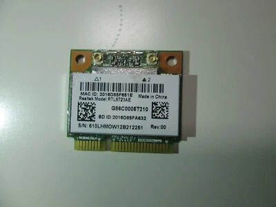 Tarjeta WiFi Inalámbrica Realtek RTL8723AE G86C0005T210 - Immagine 1 di 2