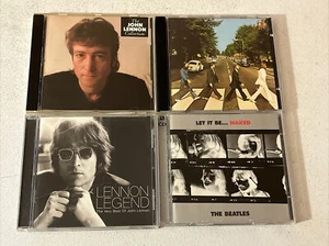 Beatles John Lennon CD Lot of 4 - Abbey Road, Let it Be, Legend - Picture 1 of 2