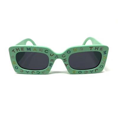 Marc Jacobs 488/S Sunglasses Green Hard Case Rhinestone Logo Retro - Image 1 of 4