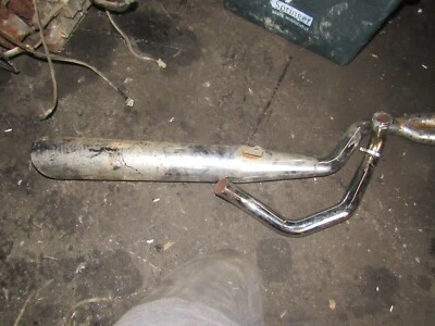 Yamaha TX500 1973 2-1 silenciador de escape de repuesto Foto 1 de 2