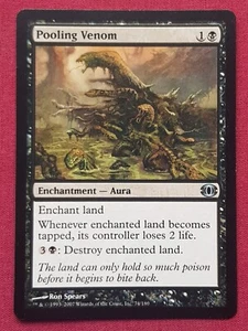 Magic The Gathering FUTURE SIGHT POOLING VENOM black card MTG - Picture 1 of 2
