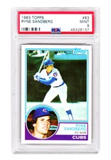 Ryne Sandberg Chicago Cubs 1983 Topps #83 RC Rookie Card -PSA 9 MINT (New Label)
