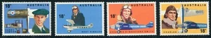 1978 Famous Australian Aviators Set Of 4 Mint Never Hinged, Clean & Fresh - Bild 1 von 1