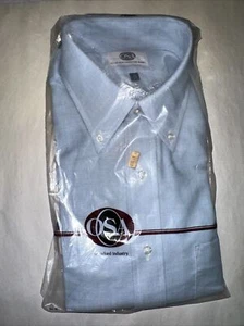 OSA Oxford Men’s Long Sleeve Button Down Dress Shirt - 16/35 Vintage Old Stock! - Picture 1 of 4