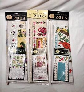 3 NOS Sultan’s Linens 2005/ 2013 Calendars Wall Hang Birds Prayer Butterfly - Picture 1 of 8