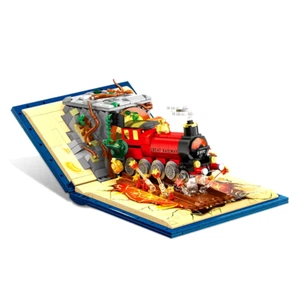 2024 New Classic Movie Magic Train Book MOC Building Blocks Sets DIY Bricks Toys - Picture 1 of 12