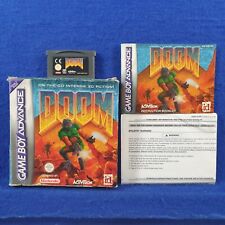 gba DOOM Boxed With Manual Authentic Game Boy Advance PAL REGION FREE