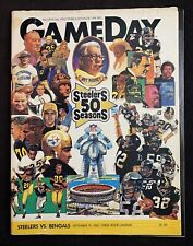 1982 Pittsburgh Steelers 50th Anniversary Season NFL Gameday Program