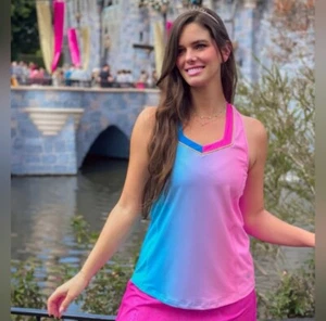 NWT Crowned Athletics Beauty Sleep Princess Flow Tank Top M - Picture 1 of 6