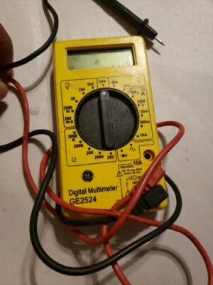 Multímetro Digital Vintage General Electric GE2524 *NÃO TESTADO*COMO ESTÁ*** - Imagem 1 de 4