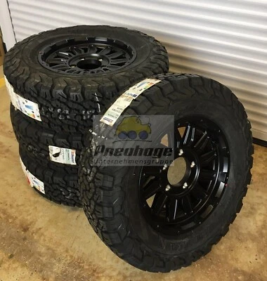 Räder Offroad Suzuki Jimny GJ HJ Oxxo schwarz BF Goodrich KO2 215/75R15 3PMSF  - Bild 1 von 4