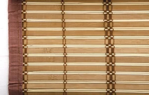 TAPPARELLA TENDA BAMBOO CON BORDO COTONE M. EGITTO - Foto 1 di 11