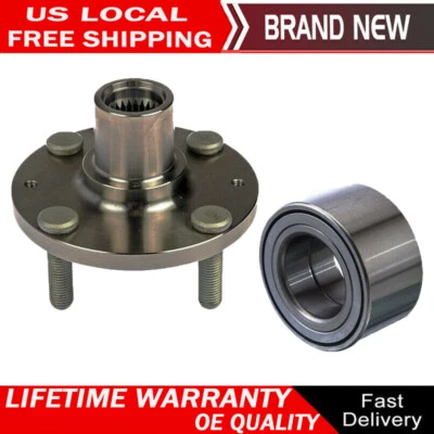 Conjunto de buje y cojinete de rueda delantera para Hyundai Accent 2000 2001 2002 - 2011 Foto 1 de 4