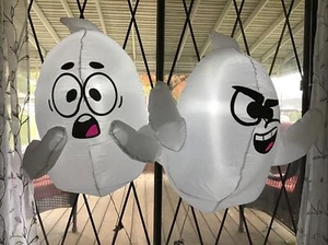 Joiedomi 3 FT Halloween Inflatable Window Ghost with Build-in LED, 2 Pack - Picture 1 of 12