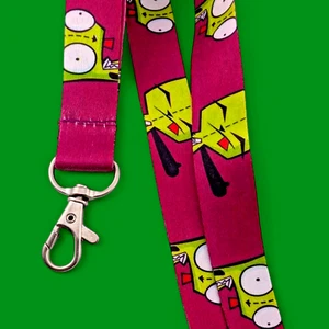 INVADER ZIM GIR LANYARD traje de perro correa para el cuello insignia de identificación clip Jhonen Vasquez JTHM Z1 - Imagen 1 de 3