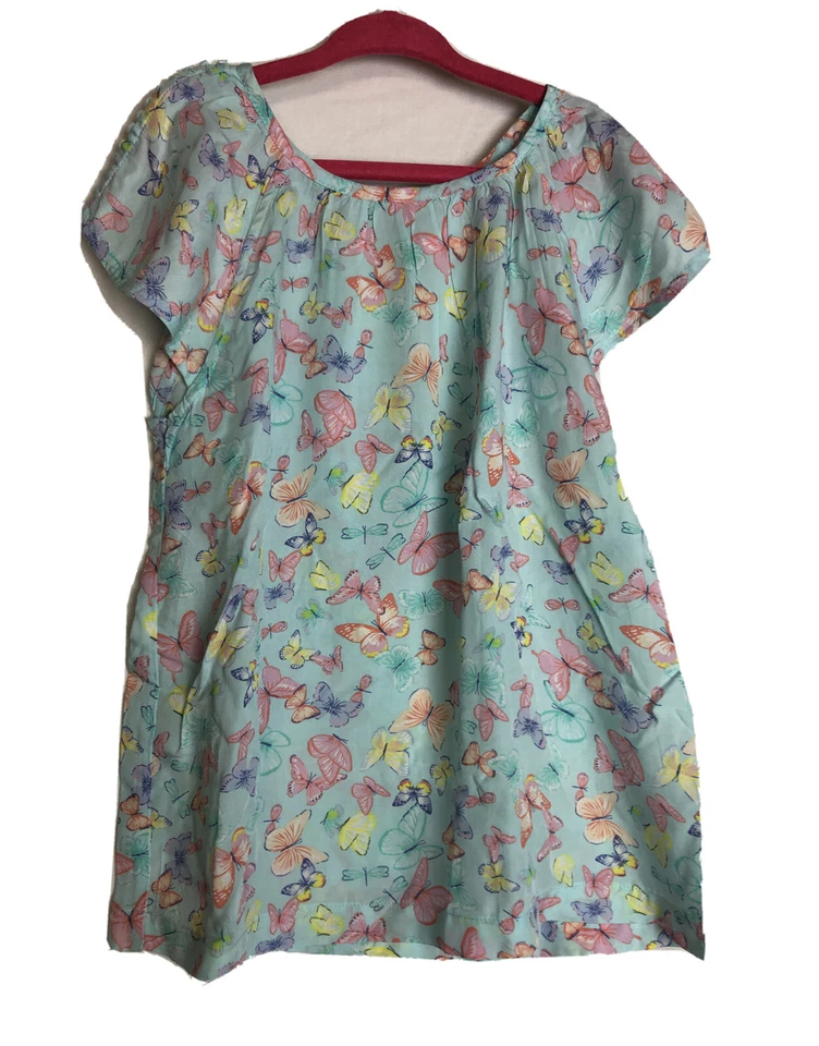 Carter's Kid Girls Flutter Sleeve Butterfly Short Sleeve Blouse Shirt  - Image 1 of 1