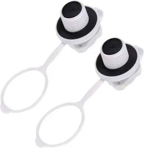 Inflatable Boat Air Valve,2Pcs Inflatable Boat Spiral Air Plugs One-Way Inflatio - Picture 1 of 7