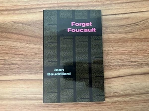 Forget Foucault – Jean Baudrillard – Softcover - Picture 1 of 4