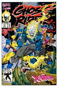 Marvel Comics Ghost Rider #27 (and X-men) 1992 Jim Lee Bagged & Boarded - Picture 1 of 3