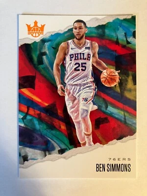2019-20 Court Kings Citrine #46 Ben Simmons /49 NBA Basketball Card 76ers Nets - Image 1 of 3