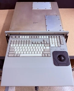 Cortron Tastiera Trackball Terminale Aereo Marina Militare - Foto 1 di 20
