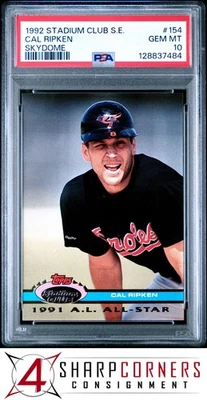 Stadium Club S.E. 1992 SKYDOME #154 CAL RIPKEN JR. ORIOLES HOF PSA 10 Foto 1 de 2