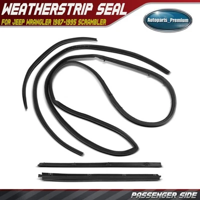 Sello de resistencia derecha para Jeep Wrangler 1987-1995 Scrambler 1981-1985 CJ7 5 un. Foto 1 de 4