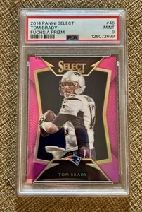 2014 Panini Select Fuchsia Pink Prizm #46 Tom Brady /199 Patriots MINT 9 - Picture 1 of 2