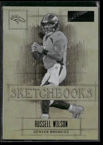 Cuadernos de bocetos Russell Wilson 2022 Panini Playbook #4 - Imagen 1 de 2