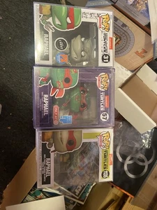 TMNT Raphael Funko 3 Pop Lot - Picture 1 of 1