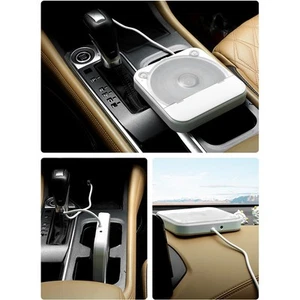 Lightweight Portable CD Player for Car with Multiple Connection Options - Afbeelding 1 van 12