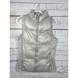 Fabletics Elliott Gray Packable Puffer Vest Size medium - Picture 1 of 3