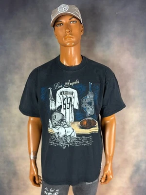 Vintage 1994 Los Angeles Raiders NFL Black Shirt Men's USA Nutmeg Merch Size XL - Image 1 of 4