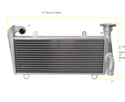 Los Angeles para radiador 2012-2017 Ducati 899 959 1199 1299 Panigale aluminio Foto 1 de 4