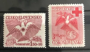 Tschechoslowakei 1949, Mi. Nr. 599 - 600, postfrisch - Bild 1 von 1