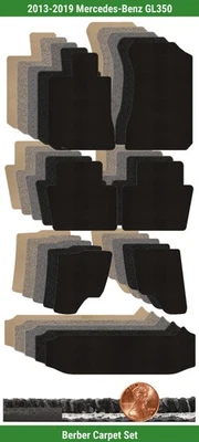 Juego de alfombrillas bereber personalizadas para Mercedes-Benz GL350 2013-2019 (7 piezas) #YOP Foto 1 de 4