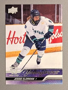 Jessie Eldridge 2024 Upper Deck PWHL Primera Edición Young Guns #66 NY Sirens - Imagen 1 de 2