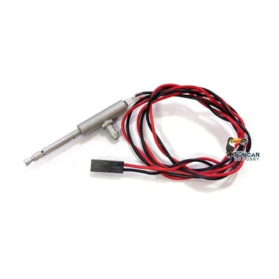 Metal Machine gun W/ LED For Henglong 1/16 RC Tank DIY Model Parts - image 1 of 2