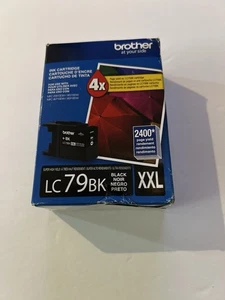 Brother LC79BK Super-High-Yield XXL Black Ink Cartridge Exp. 10/2026 - Picture 1 of 4